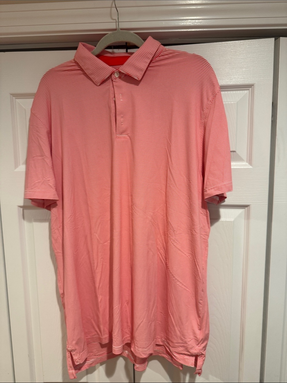 Southern Tide Men's Pink Micro-Striped Polo